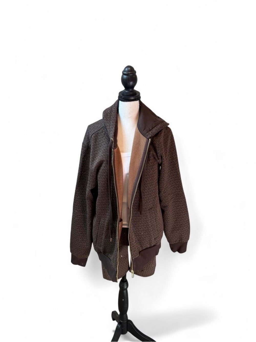MICHAEL Michael Kors Hoodie Short Brown Set
